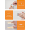 Miniatyrbilde 5 av 5: RGB sensorlys, bevegelsessensorlys, intelligent lading, infrarød farge magnetisk LED nattlys 2PCS