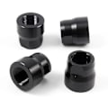 Pikkukuva 1 / 5: Pyörän läpiakselin mutterit M12x1.0mm, 1.0mm kierteellä, M12 navat, putkiakseli, skewer-korkki, 1.0mm kierteiden väli, pyörävarusteet