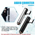 Miniatyrbillede 2 af 5: Til USB Type C til 3,5 mm hun-hovedtelefon Aux Audio Jack Adapter A3Q1-kabel