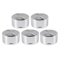 Miniatyrbilde 1 av 5: Passer for 5 stk Metall Gasskomfyrknotter 8mm Komfyr Kontroll Rekkevidde Ovnsknott Brennerknott Gassplatetopp Bryter Erstatningstilbehør-FO  SHAN  RAN  WANG