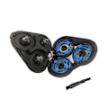 Miniatyrbilde 1 av 5: Komplett erstatningshode kompatibelt med Philips Norelco Series S5000 barbermaskiner S5370 S5571 S5420 S5140 S5078 S5077 S5050-FO SAHN