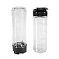 Miniatyrbilde 1 av 5: 20OZ Blenderflaske for Oster My Blend Blender BLSTPB BLSTP2, 2-pakning Blenderkopp med 2 erstatningsdeler B
