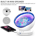 Miniatyrbilde 5 av 5: LED Projektor Simulerer Havbølger, Nattlampe for Barn, 7 Fargemoduser, Fjernkontroll Timer, Sengelampe for Baby, Barn og Voksne, Romdekor, Wh