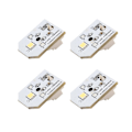 Miniatyrbilde 1 av 5: 4 stk. WR55X11132 LED-lys for kjøleskap