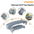 Miniatyrbilde 2 av 5: 80671 Kullgrill Lokkhåndtak, Kullgrill Verktøyhåndtak Erstatning for Mange Griller/Parrilla/Touc
