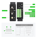 Pikkukuva 5 / 5: Waveshare SX1262-LoRa-DTU-HF 850-930MHz DIN-kisko LoRa Data  mission Terminal DTU RS232/RS485/R