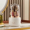 Miniatyrbild 1 av 5: Multifunktionell 360° Roterande Sminkborsthållare Portabel Skrivbords Kosmetikorganisatör för Makeupartister-