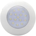 Pikkukuva 3 / 4: 15 LED:n pyöreä auton sisävalo, 12V valkoinen valo, vedenpitävä sisävalo, 95mm