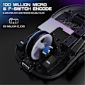 Miniatyrbilde 4 av 5: ATTACK SHARK X3 Esports Gaming Mus, PixArt PAW3950 Gaming Sensor,