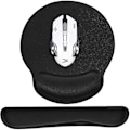 Miniatyrbilde 2 av 5: Tastaturhåndleddsstøtte og musematte med håndleddsstøtte, memory foam-sett for datamaskin/laptop/mac, slitesterk og komfortabel og lett for enkel skriving og P