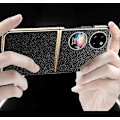 Miniatyrbillede 2 af 3: Læder Etui Kompatibelt Med Huawei P50 Pocket Smartphone-YuJia