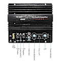 Miniatyrbilde 2 av 5: 12v 600w Bilforsterkerkort Pa-60a Subwoofer Kretsmodul Bil Strømforsterker, svart