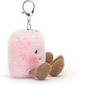 Miniatyrbillede 2 af 4: Jellycat par sjove marshmallow taskevedhæng nøgleringe