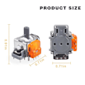 Pikkukuva 5 / 5: 8 kpl PS5-ohjaimen TMR-elektromagneettinen joystick-peliohjain peukalotikku 3D-analogianturin vaihto
