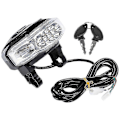 Miniatyrbilde 3 av 4: 60v Angel Eyes LCD Lyshastighetsdisplay Batteri Horn Frontlys Bryter Nøkkel for Citycoco Elektrisk Scooter