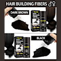 Miniatyrbillede 2 af 4: EELHOE Fyldningspulver Dækker Tyndt Hår Fluffy Powder-Sort Black