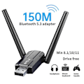 Miniatyrbillede 3 af 5: 150M Bluetooth 5.3 Adapter Driverfri USB Bluetooth Dongle Adaptador