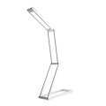 Miniatyrbilde 1 av 3: LED Skrivebordslampe Sammenleggbar Dimbar Berøringsbordlampe Sammenleggbare LED Leselys (sølv)