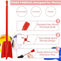 Miniatyrbild 3 av 5: Fantastisk 20-pack Färgmixer Borrfäste, Färgomrörare för Borrmaskin, Helix Färgmixer Hartsblandare Epoxipaddlar för Blandning av Harts