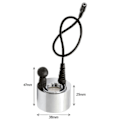 Miniatyrbillede 2 af 5: Opti-myst Elektrisk Pejs Transducer Glasdisk kompatibel Dimplex M-011b M011b Heater_WJNIV