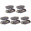 Miniatyrbilde 1 av 5: 10 stk. Lett Vekt Knappcelle Batteribase Beholder Plast Holder For Cr2016