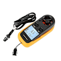 Miniatyrbillede 4 af 4: LCD Digital Anemometer Vindhastighedsmåler Luftstrømshastighedsmåling Indikator Termometer Med Baggrundsbelysning