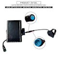 Miniatyrbild 3 av 5: 850c P850c Display Controller 4-stift För Konverteringskit Panelkontroll Cykling Ebike Tillbehör 2024(ws)-Bra kvalitet