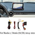 Miniatyrbillede 2 af 5: Bakkamera til bilparkering til Mazda 2 / Demio Hatchback (DJ) 2014-2021 Kompatibel F