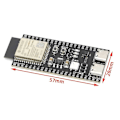 Miniatyrbild 5 av 5: ESP32-S3 Utvecklingskort Kit Wifi BT Modul ESP32-S3-N16R8-Lödd