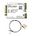 Miniatyrbillede 1 af 5: EM7430 DW5816E 4G LTE Modul+2XAntenne GOBI6000 til Dell Latitude 7280 7285 7290 7389 7390 7480 7490