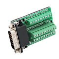 Pikkukuva 2 / 5: 26-nastainen DB26 D-SUB urosadapteri PCB-liitäntämoduuliin