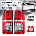 Miniatyrbillede 2 af 5: 2 stk. Bil Baglygte Bremselygte Baglygte Uden Pære til Toyota Hilux 2005 - 2015
