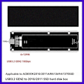 Miniatyrbild 4 av 5: För Macbook 2010 2011 Air A1369 A1370 SSD-fodral M2 SSD-box A-C-kabel