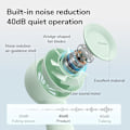 Pikkukuva 5 / 7: JISULIFE Kannettava Turbo-tuuletin [Jopa 16 tunnin jäähdytysaika], 4000 mAh USB ladattava tuuletin, 5 nopeutta Green