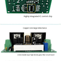 Miniatyrbild 2 av 5: DC DC Nedtransformeringsmodul med Digital Display Nedtransformeringskort