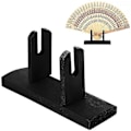 Miniatyrbillede 2 af 2: 1 stk. Håndholdt vifteholder i træ, sammenklappelig vifteholder, opbevaringsstativ til håndvifter, displaybase