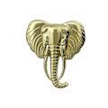 Miniatyrbilde 1 av 5: Elefant Hode Skapsknapp Lang Neseknapp For Sengeskap Dekorativ Skuffeknapp Slitesterk Og Praktisk