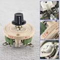 Miniatyrbild 5 av 5: 50W 10 Ohm Keramisk Potentiometer Variabel Konisk Pot Resistor Reostat