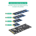 Pikkukuva 5 / 5: M.2 NGFF - SATA -sovitinkortti B-avain/B & M -avain SSD (Ei M.2 NVME:lle)