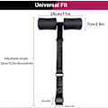Miniatyrbillede 2 af 5: Leg Curl Maskine Justerbare Nordiske Curl Stropper til Sit-ups Fitnessudstyr Squats Ben Mave Core Træning Hjemme Fitnesscenter Træning