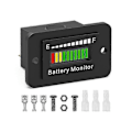 Miniatyrbillede 1 af 5: 12V 24V 36V 48V 60V 72V LED Batterimonitor Måler Batteri Brændstofmåler Indikator Lithium Ion Batteritest