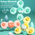 Miniatyrbillede 1 af 3: Ocean Tegneserie Fidget Gyro Spinner Børns Badelegetøj Gave 3 Stykker