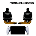 Miniatyrbilde 5 av 5: Venstre Høyre Hall Elektromagnetisk 3D Analog Joystick Grip Joystick