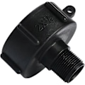 Miniatyrbillede 1 af 5: IBC Tank Adapter Plastik Slangeforbindelse S60x6 Grov Gevindhætte På 3/4 \" Heilwiy Vandhane Gave
