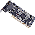 Miniatyrbillede 2 af 5: 4 Porte PCI SATA Raid Controller Internt Udvidelseskort med To Sata Kabler, til Desktop PC, Suppor