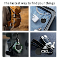 Miniatyrbilde 2 av 5: 4 Pakning Smart Tag Sporere for Airtag Finn Mine, Hvit&Rosa&Gul&Blå