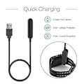 Miniatyrbillede 4 af 5: Oplader til Polar V800 Sportsur - USB-ladekabel 100cm