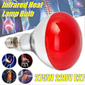 Miniatyrbild 2 av 5: E27 275w Infraröd Röd Värmelampa Terapeutisk Terapi Lindring Smärta Glödlampa