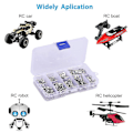 Miniatyrbilde 5 av 5: 205 stk. Rustfritt Stål Rc Forsenket Skrue Kit for 1/10 1/8 Slash Axial Arrma Redcat Rc Lastebil