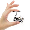 Miniatyrbillede 1 af 5: POWER Fuld Metal Mini Små Spinnende Hjul Karpe Tømmerflåde Fiskehjul Fiskegrej